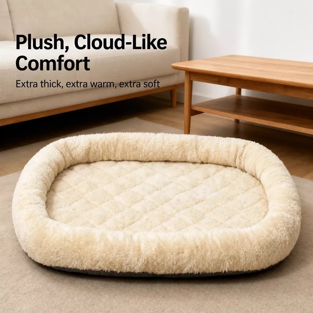 Plush Pet Bed for Small Dogs