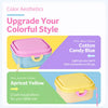 Portable Foldable Double Pet Bowl Set with Snack Tray