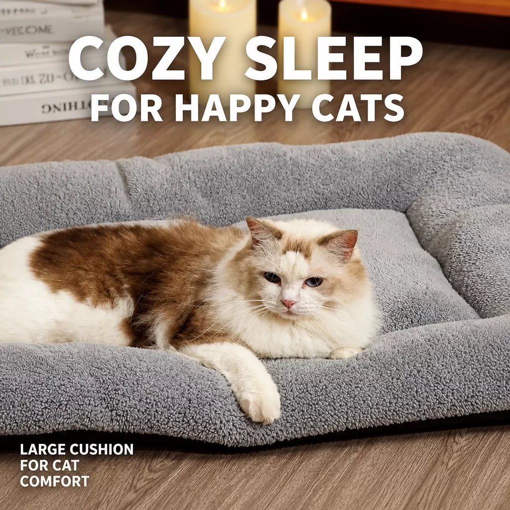 Cozy Winter Bed for Dogs and Cats