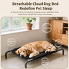 Elevated Nylon Mesh Pet Bed with Metal Frame