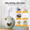 5-in-1 Planet Wobble Cat Toy with Teaser Wand