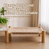 Rattan Cat Bed with Scratching Board