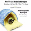 Semi-Enclosed Washable Pet Bed for Cats and Small Dogs