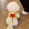 Cute Food-Themed Harness and Leash Set for Small Pets