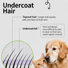 Undercoat Comb for Cats and Dogs – Long-Hair Detangling Tool