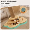 Vertical Sisal Cat Scratching Post with Integrated Climbing Features