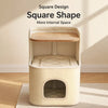 Square Sisal Cat Scratching Barrel with Resting Area