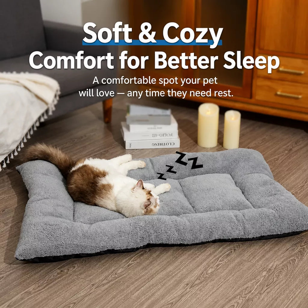 Cozy Winter Bed for Dogs and Cats
