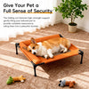 Elevated Mesh Dog Cot with Metal Frame for Small and Large Dogs