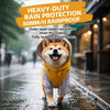 Waterproof Hooded Raincoat for Small and Medium Dogs