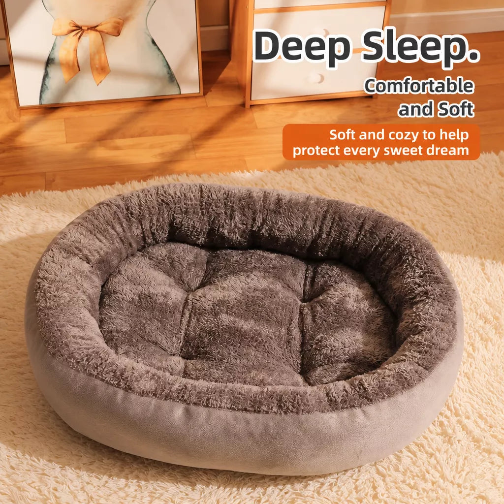Removable-Washable Pet Bed for Dogs and Cats