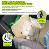Car Pet Bed with Removable Washable Cover and Seat Belt Strap