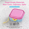 Portable Foldable Double Pet Bowl Set with Snack Tray