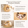 Chicken Butt Plush Cat Bed
