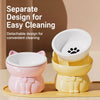 Elevated Ceramic Pet Bowl with Stand