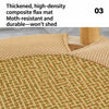 Two-Tier Solid Wood Cat Bed with Sisal Scratcher and Woven Mat