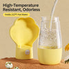 Portable Dog Water Bottle with Foldable Bowl for Walks