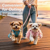 Portable Pet Water Bottle with Fold-Down Bowl and Strap