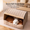 Enclosed Dog House Bed for Small to Large Dogs