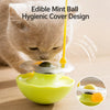 Cat Tumbler Teaser Toy with Feather and Catnip Ball