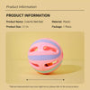 Cat Bell Ball Toy – 3.1-Inch Silicone Cat Toy