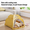 Enclosed Polyester Pet Tent Bed for Cats and Dogs
