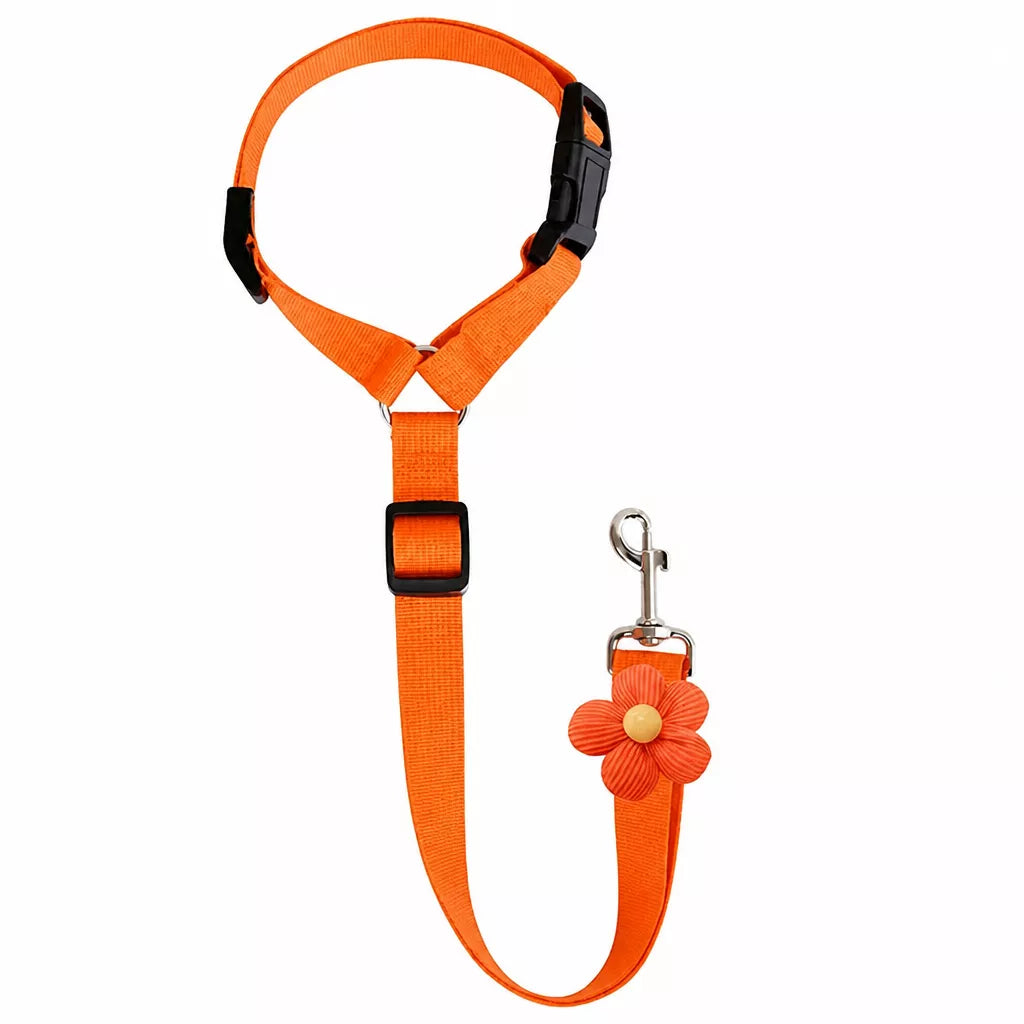 Nylon Pet Car Tether for Dogs and Cats p-05425
