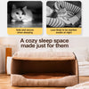 Enclosed Washable Pet Bed with Removable Cover for Cats & Dogs