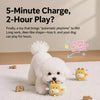 Plush Squeaky Tug Toy with Bell for Dogs