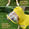 Polyester Dog Raincoat Cape for Small to Medium Dogs