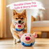 Interactive Electronic Dog Toy with Jumping Ball and Pig