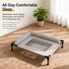 Elevated Mesh Dog Cot with Metal Frame for Small and Large Dogs