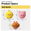 Cartoon Squeaky Ball Dog Toy