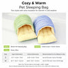 Semi-Enclosed Washable Pet Bed for Cats and Small Dogs