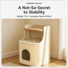 Square Sisal Cat Scratching Barrel with Resting Area
