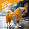 Waterproof Hooded Raincoat for Small and Medium Dogs
