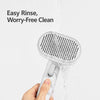 Dual-Sided Dog & Cat Grooming Brush for Deshedding & Detangling