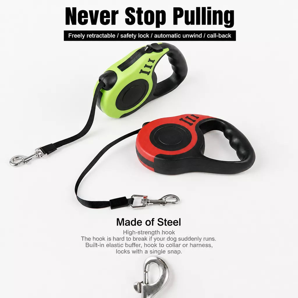 Retractable Dog Leash, 16.4 ft
