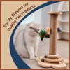 Vertical Cat Scratching Post with Integrated Climbing Tower