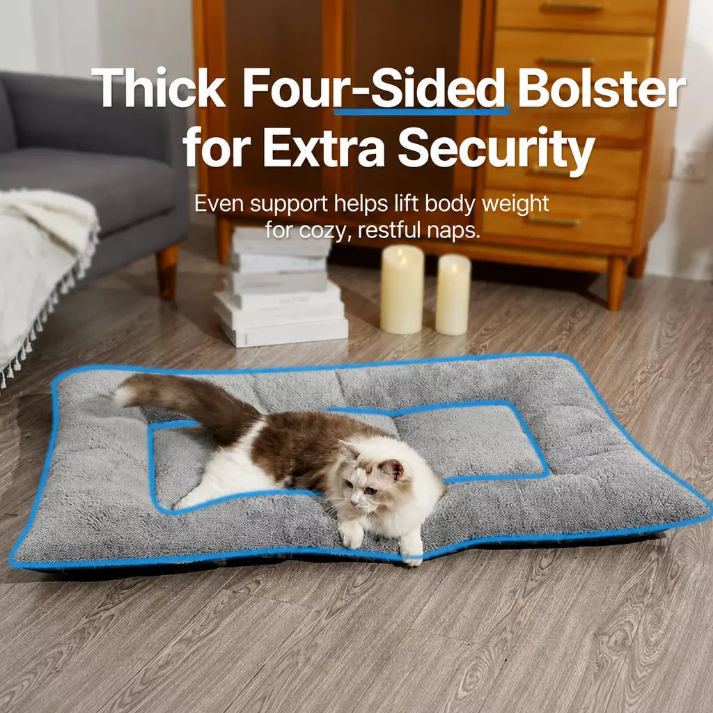 Cozy Winter Bed for Dogs and Cats