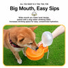Portable Dog Water Bottle with Foldable Bowl