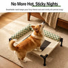 Elevated Pet Cot with Removable Bolster and Mesh Sleeping Surface
