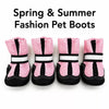 Breathable Mesh Dog Shoes with Zipper Closure