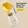 Portable Dog Water Bottle with Foldable Bowl for Walks