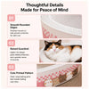 Oval Corrugated Cardboard Cat Scratcher Bed