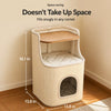 Square Sisal Cat Scratching Barrel with Resting Area