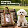 Portable Pet Water Bottle with Fold-Down Bowl and Strap