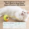 Cat Tumbler Teaser Toy with Feather and Catnip Ball