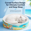 White Corrugated Cardboard Cat Scratcher Lounge for Cats