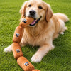 21.7-Inch Four-Section Sausage Squeaky Tug Toy for Dogs